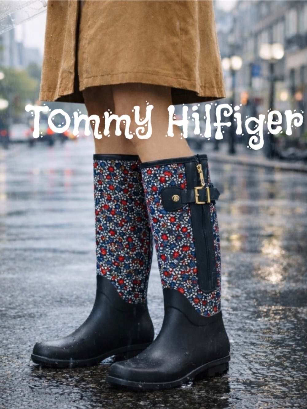 Blue Rain Boot